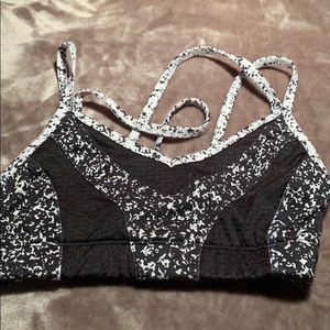 Bespeckled sports bra
